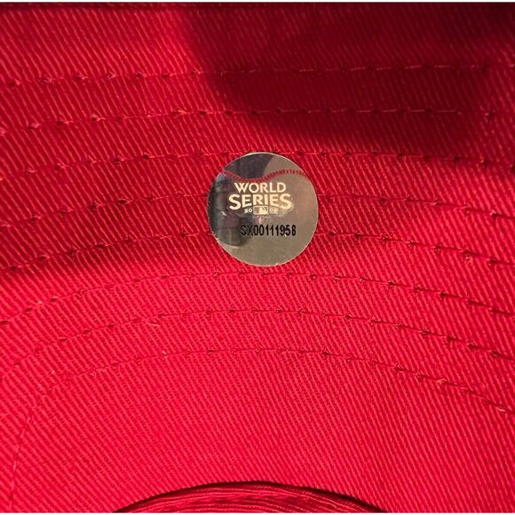 PHILADELPHIA PHILLIES 2009 LEAGUE CHAMPIONS NEW ERA 39THIRTY HAT CAP MLB Red‎ - Picture 10 of 10